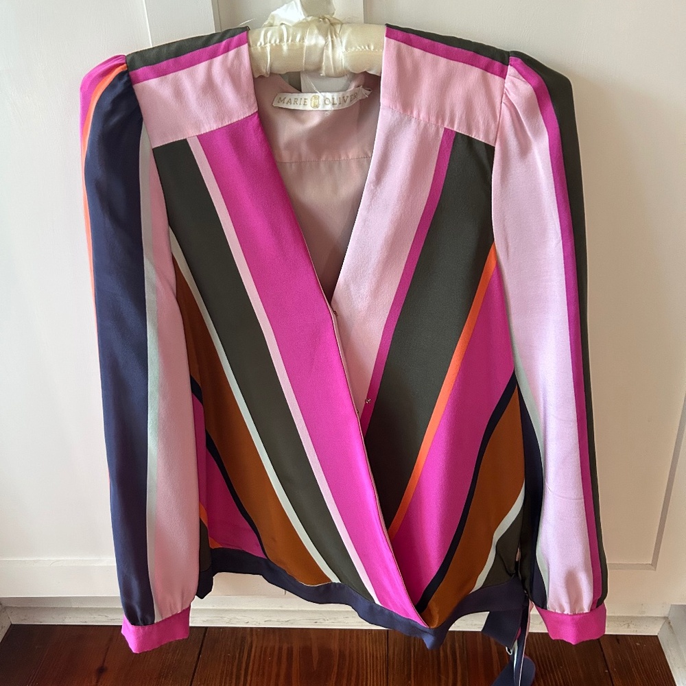 Mary Oliver Pink Blouse